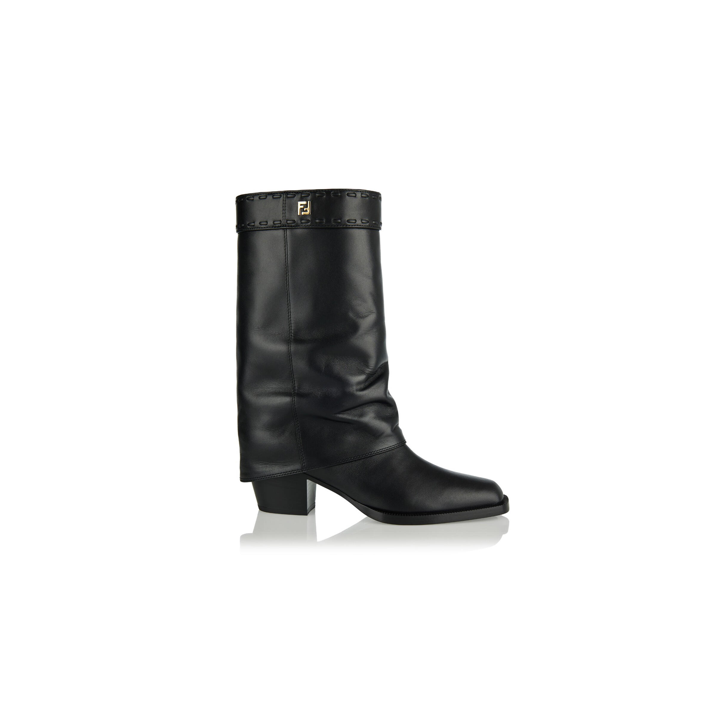 FENDI LEATHER ANKLE BOOTS 8W8802AOSHF0QA1